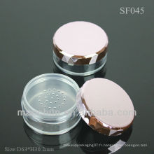SF045 pot de tampon en poudre cosmétique